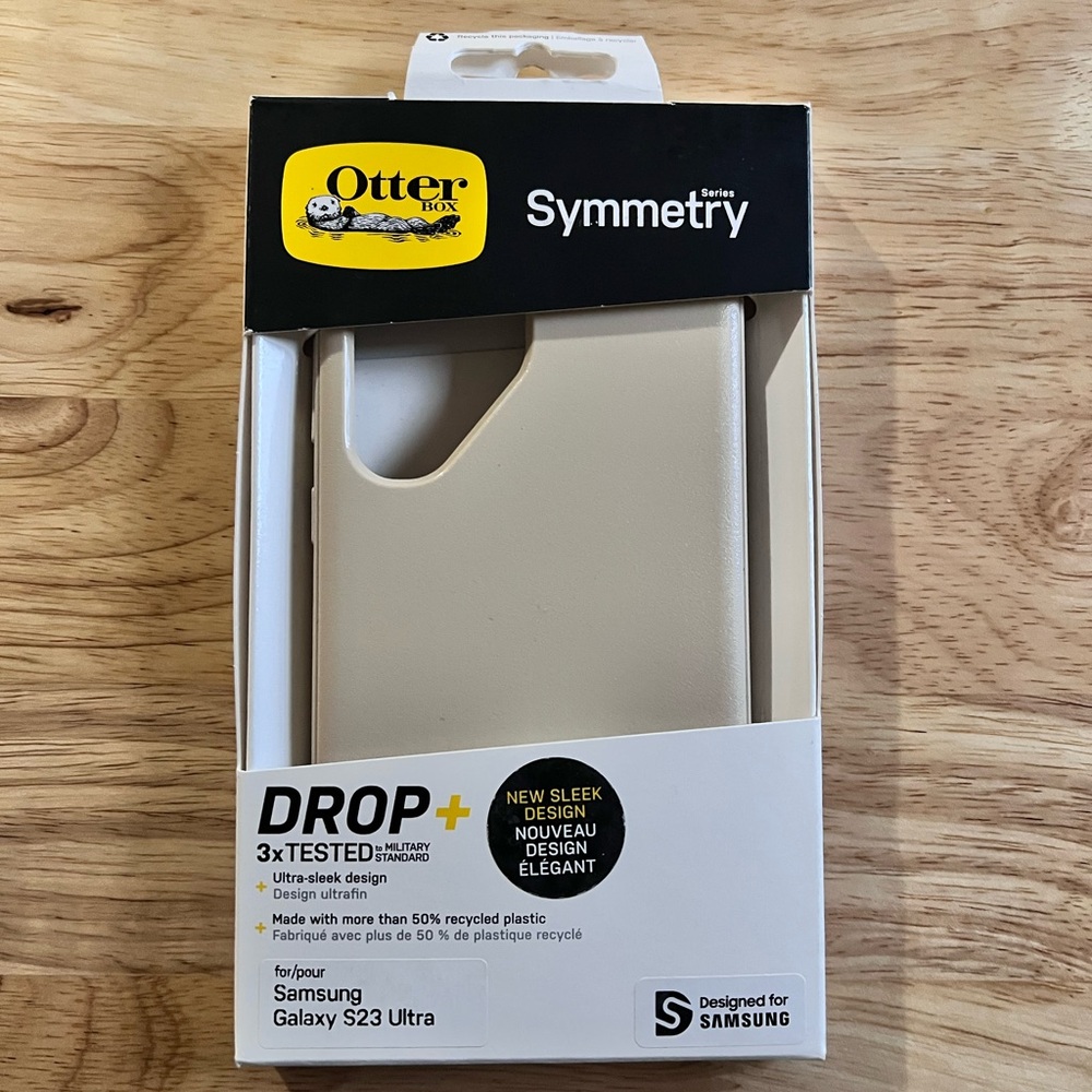 OtterBox Symmetry Series Case for Samsung Galaxy S23 Ultra - Cream